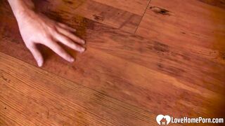 Hot stepmom gets eaten while using a dildo