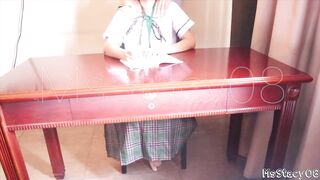 Kinantot Ako Ni StepDad Habang Gumagawa Ng Homework