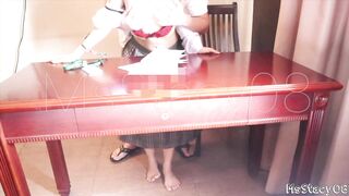 Kinantot Ako Ni StepDad Habang Gumagawa Ng Homework