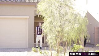 Hot Blonde Milf Alexis Fawx yells, "Fuck! I told you Not to cum on my Face!" -S5:E10