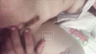 My step dad left the house and I fucked my little stepsister and came inside her