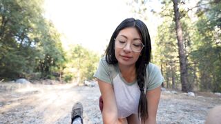 Thick Latina step sis swallows my CUM in Yosemite National Park - Cami Strella + Lev Lieben