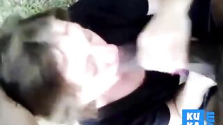 Mature Amateur Hooker Sucks BBC Outdoors