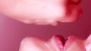 While my parents are not home, stepbrother lets his cock suck her!