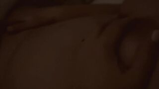 Hot busty sexy stepmom milf masturbate slowly to a real orgasm