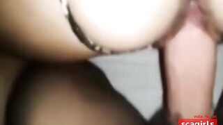 Fucking My Girl in Her Thong - Amateur Close-Up