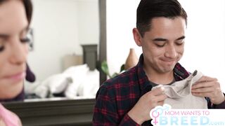 Cock Loving Mommy Jesse Pony Fucks Stepson Until She Gets A Huge Creampie in Her Tight Pussy S3:E1