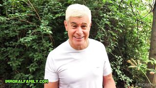 STEPDAD CAUGHT PERVING on HUGE TITS TOPLESS TANNING TART – IMMORAL FAMILY 4K