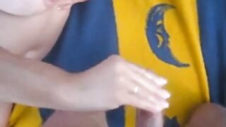 Dansk håndjob på ferie