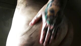 Big-Bodied Blonde Goth Babe's Solo Cam Show