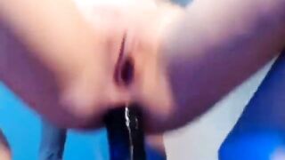 Deep Anal Dildo Amateur Babe