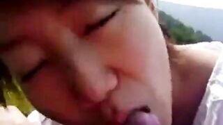 Amateur Asian Relaxing Blowjob