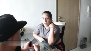 Hot milf stepmom takes her stepson's big cock