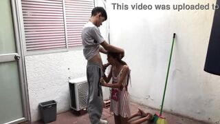 My stepsister insists on fucking her and I fill her mouth with cum.