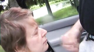 Offentlig avsugning i Hedemora, Sverige med ett ansiktsavslut