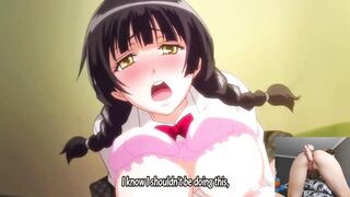 StepDad punishes his daughter's hole [uncensored hentai with English subtitles]