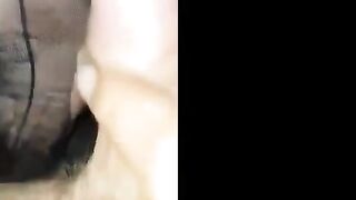 Min fru nylonfotfetisch nära