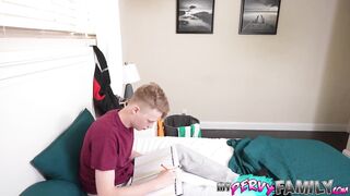 Stepmom Uses Big Natural Tits to Bribe Stepson