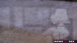 Cock Thirsty Stepmama Lauren Phillips Has Stepson to DROP a NYE Load in her Pussy