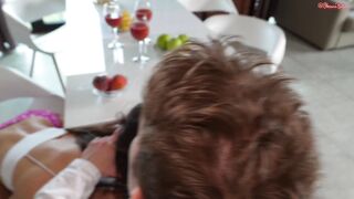 Two Whores are better than one! Lucky guy Fucks his Girlfriend and his Stepmom!