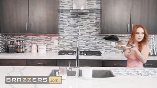 BRAZZERS - Alice Marie Shares Her Bf's Cock With Her Stepmom Summer Hart & Their Neighbor Andi James