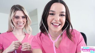 Rissa May & Jill Kassidy Play Doctor To Help Extract Backed up Sperm from Stepbros Full Balls -S6:E2