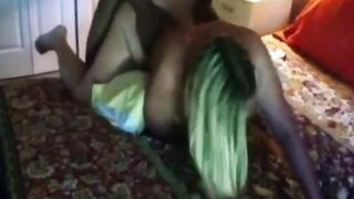 Amateur Blonde BBW Girl Tries BBC