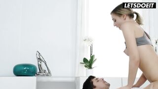 Yoga Session Turns Into Relaxing Sex For Hot Step Sister - WHITEBOXXX