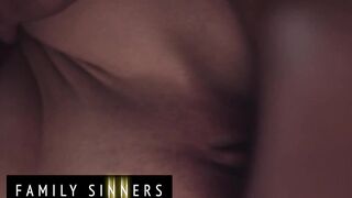 FAMILY SINNERS - Step Daughter And Step Dad Meet In The Hotel To Fuck Hard Where No One Can See Them