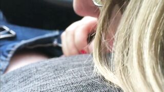 Großer Schwanz-Blowjob mit Fingern und Titten - Deutscher Oralsex