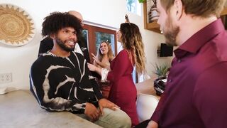 Taboo Thanksgiving Breeding Ceremony - Bisexual Gangbang! Chloe Kreams, Steve Rickz, Aderes Quin