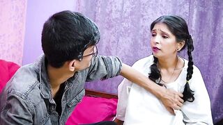 Indian Stepdad can't hold his cum and creampie her step daughter