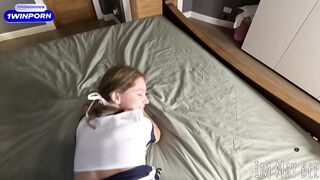 Fucking my slutty stepsister's big ass and cum on her face FREE 0NLYF@NS IN COMMENTS