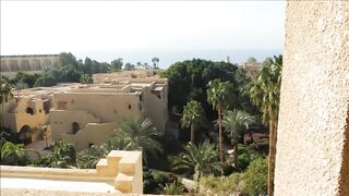 Amateur Babe Blows & Swallows on a Jordan Balcony