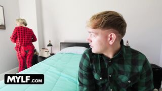 Big Titted Stepmom Lets Hung Stepson Pound the Fuck Out of Her Tight Pussy - MYLF