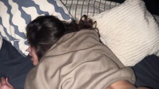 stepsister gets vaccinated with her stepbrother's cock, loud moans