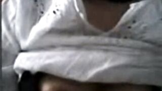 Arab Asian Mom in Hijab on Webcam