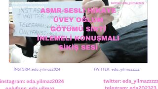 ASMR- SEKS HİKAYESİ- İTİRAF- UVEY ANNE- UVEY OĞUL- UVEY OĞLUM GÖTÜMÜ SİKTİ- TURK MİLF PORNO- İFŞA