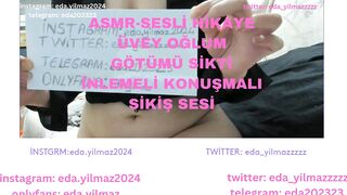 ASMR- SEKS HİKAYESİ- İTİRAF- UVEY ANNE- UVEY OĞUL- UVEY OĞLUM GÖTÜMÜ SİKTİ- TURK MİLF PORNO- İFŞA