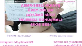 ASMR- SEKS HİKAYESİ- İTİRAF- UVEY ANNE- UVEY OĞUL- UVEY OĞLUM GÖTÜMÜ SİKTİ- TURK MİLF PORNO- İFŞA