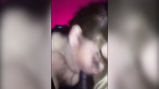 Black Cock Blowjob by Passionate White Amateurs