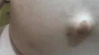 Pregnant Brunette's Webcam Show