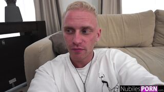 Russian Blonde Beauty Elis Benson Teases Stepbro Until She Gets to Ride His Dick -S13:E8 -2