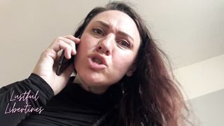 Creampie Stepmom while she takes a work call -2