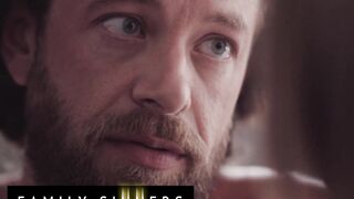 FAMILY SINNERS - Sneaky Stepdaughter Goes Into Stepfather’s Bedroom And Starts Sucking His Cock