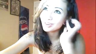 Filipina Plays with Dildo on Webcam -2