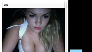 Busty British Girl on Chatroulette