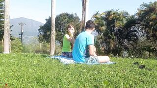 We are on a family outing, everyone has already gone outdoors, I fuck my stepsister