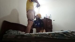 COLOMBIAN STEPDAD FUCKING HIS STEPDAUGHTER FROM THE UNITED STATES, BEFORE THE AMERICAN CUP GAME STARTS, REAL HOMEMADE AMATEUR SEX.