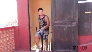 Axxxteca: Hot teen with big ass gets b. anal penetration by stepdad with black cock